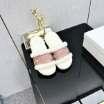 Dior Autumn/Winter New Wool Slippers